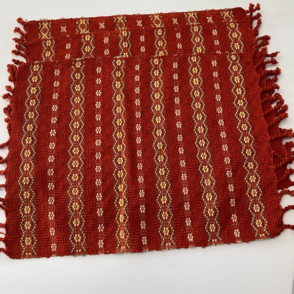 New Cloth place mats, Embroidered/Mayan, - Picture 1 of 1